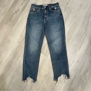 Daze Organic Cotton Cropped Dark Wash Jeans